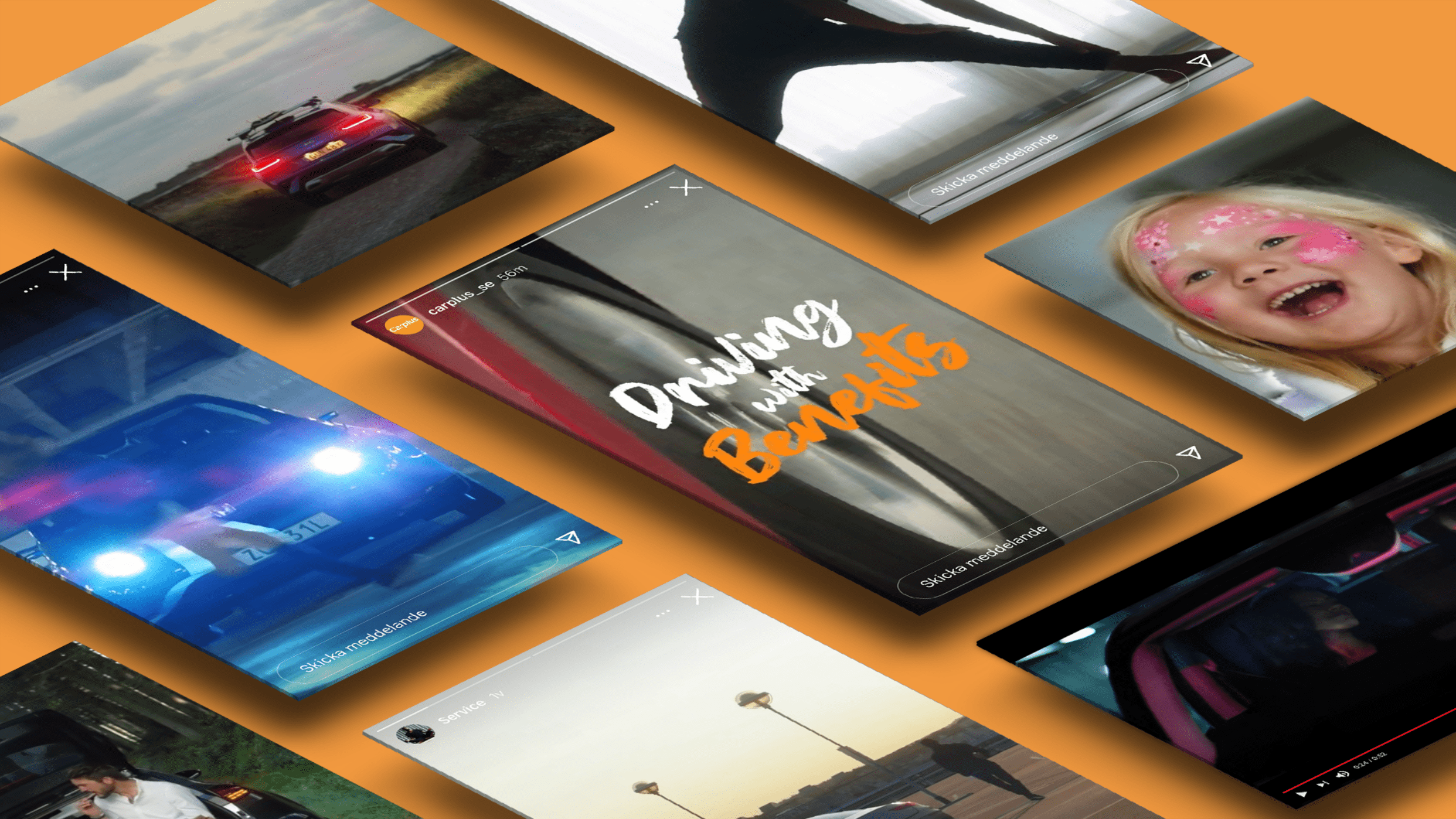 Blandade fotografier