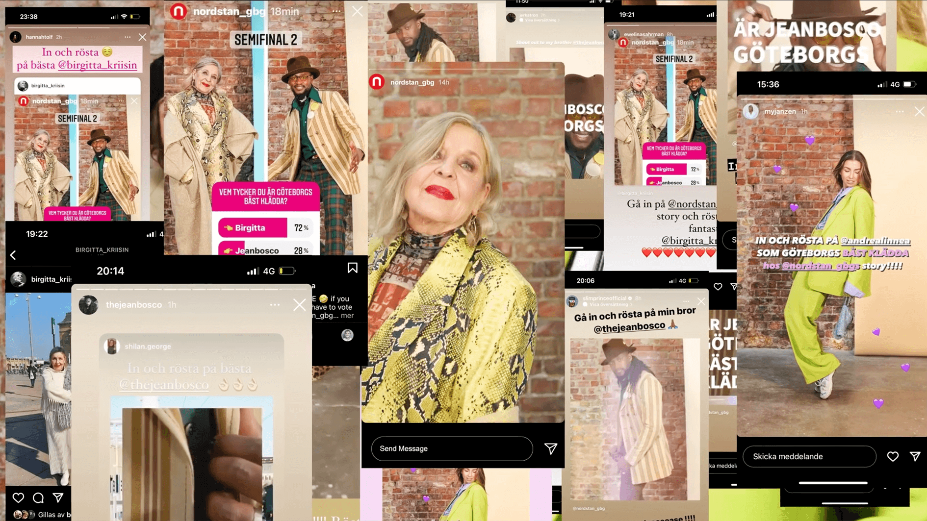 organisk spridning nordstan